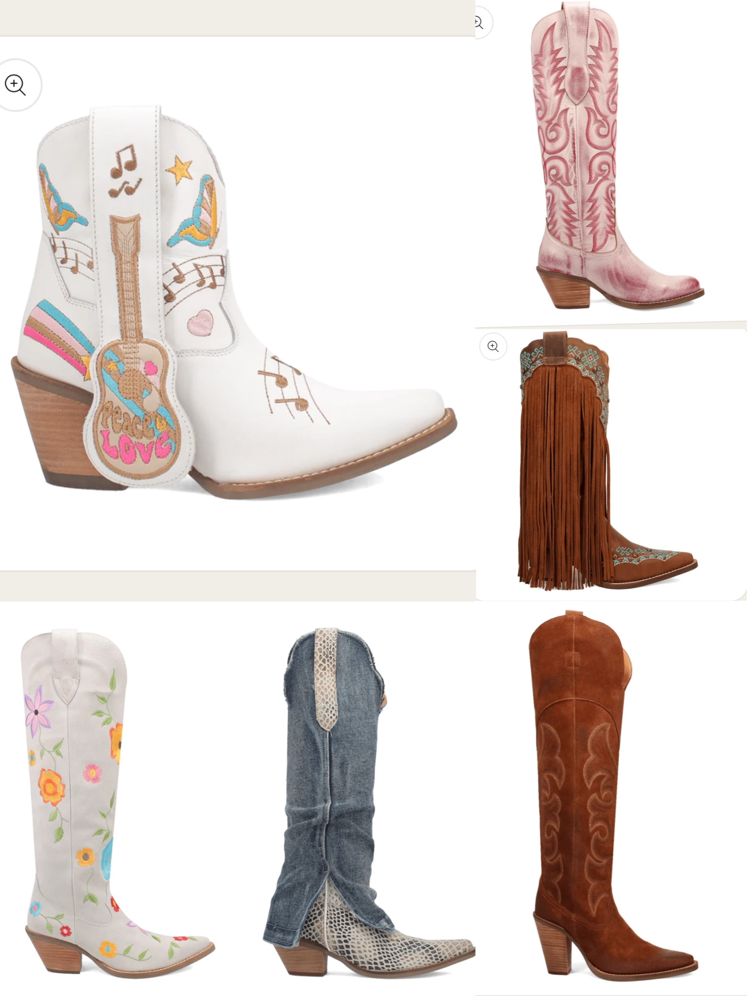 Western style leather & suede boots! Floral & hippie style are so cute for spring & into summerr

#LTKShoeCrush #LTKStyleTip