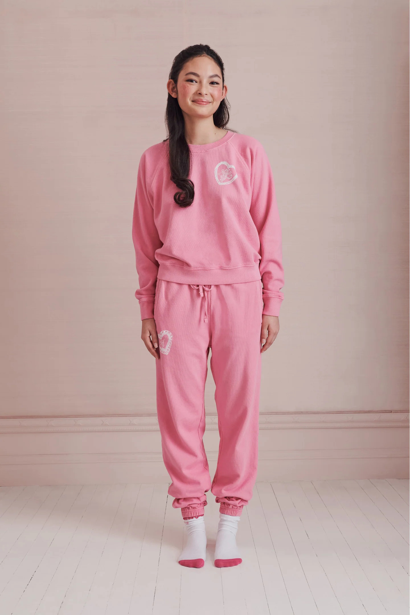 LoveShackFancy x Roller Rabbit Vintage Valentine Classic Jogger | LoveShackFancy