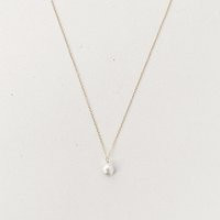 Savannah Pearl Pendant Necklace, Semi - Precious Stone, 18K Gold Plated | Etsy (US)