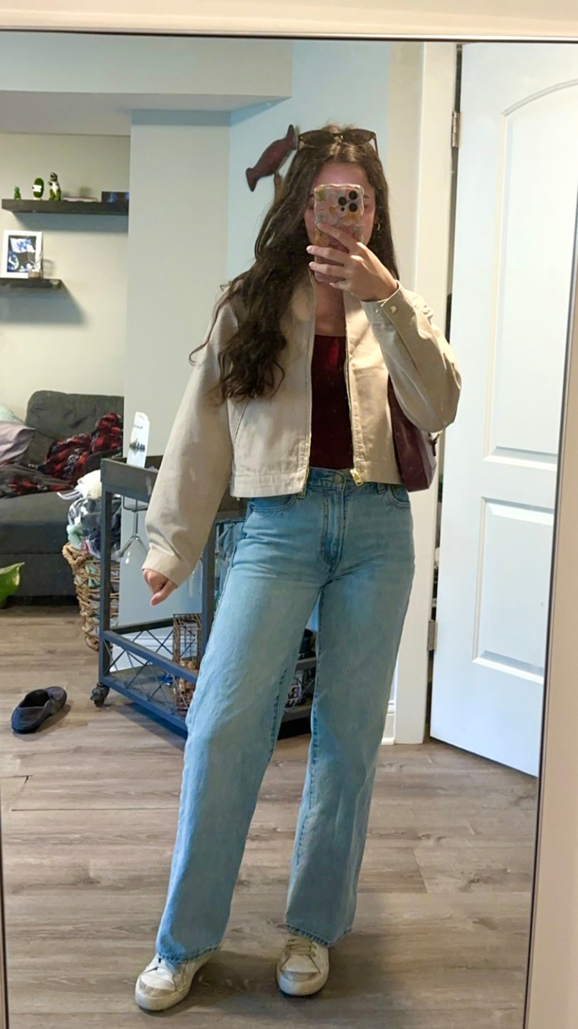 Never taking this jacket off 🩵🫶🏼🥹

#LTKSummerEdit #LTKSeasonal #LTKPetite