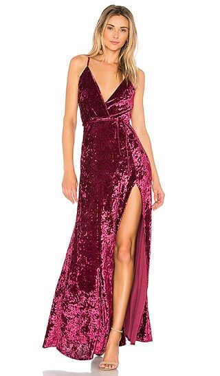 Privacy Please Centinela Maxi Dress in Bordeaux | Revolve Clothing