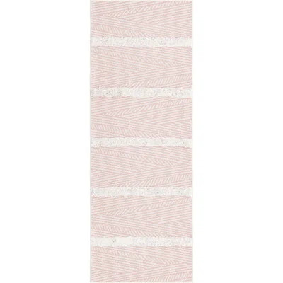 Casa Striped Cotton Pink Area Rug Sabrina Soto™ Collection Rug Size: Runner 2'3 x 6' | Wayfair North America