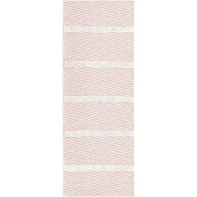 Casa Striped Cotton Pink Area Rug Sabrina Soto™ Collection Rug Size: Runner 2'3 x 6' | Wayfair North America