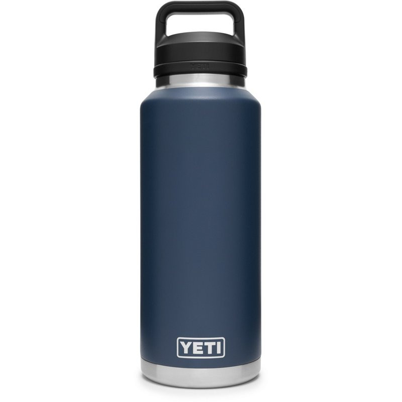 Yeti Rambler 46 oz Bottle with Chug Cap Navy Blue - Thermos/Cups &koozies at Academy Sports | Academy Sports + Outdoors