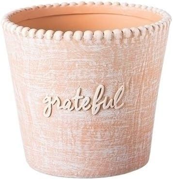 Roman 5.25"H Terra Cotta Pot-Medium Inspired Home - Grateful | Amazon (US)