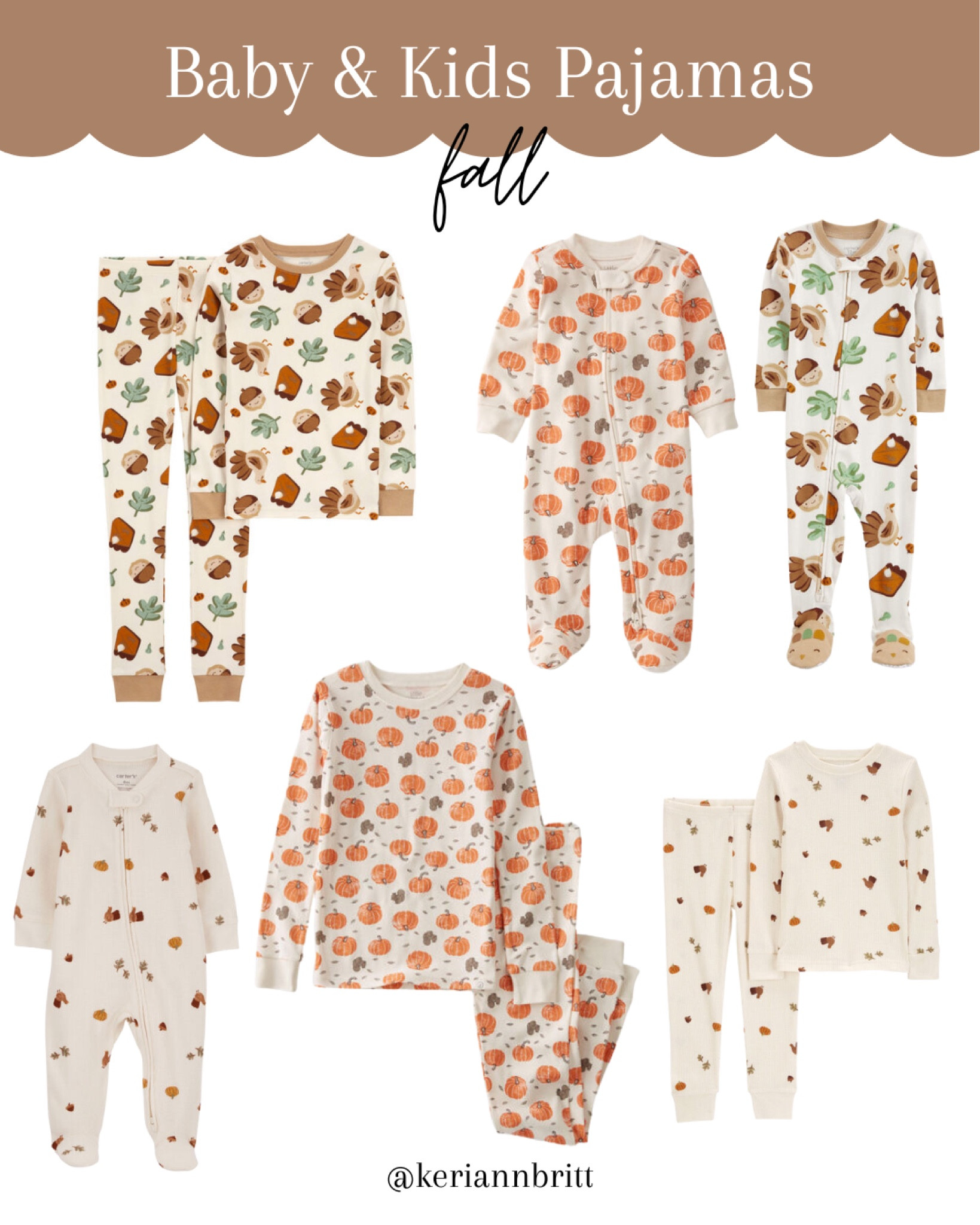 Baby and Kids Fall Pajamas

Cotton pajamas / fall jammies / toddler pjs / thanksgiving pajamas / carters 

#LTKKids #LTKBaby #LTKSeasonal