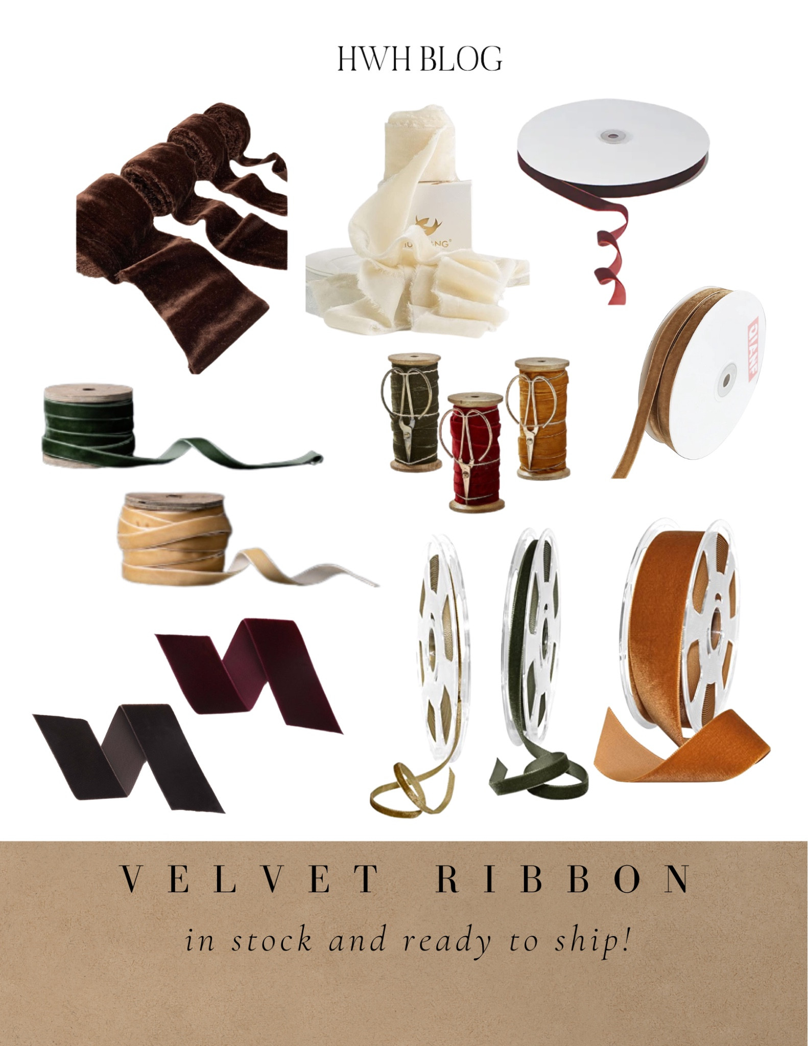 Not all velvet ribbon is made the same! I prefer the soft drape of satin velvet which has raw edges for a more rustic holiday look. The finished edge velvet will be a bit stiffer.

Christmas gift wrapping, christmas velvet ribbon, satin ribbon, brown ribbon, burnt orange ribbon, burgundy ribbon, extra long ribbon


#LTKSeasonal #LTKhome #LTKHoliday