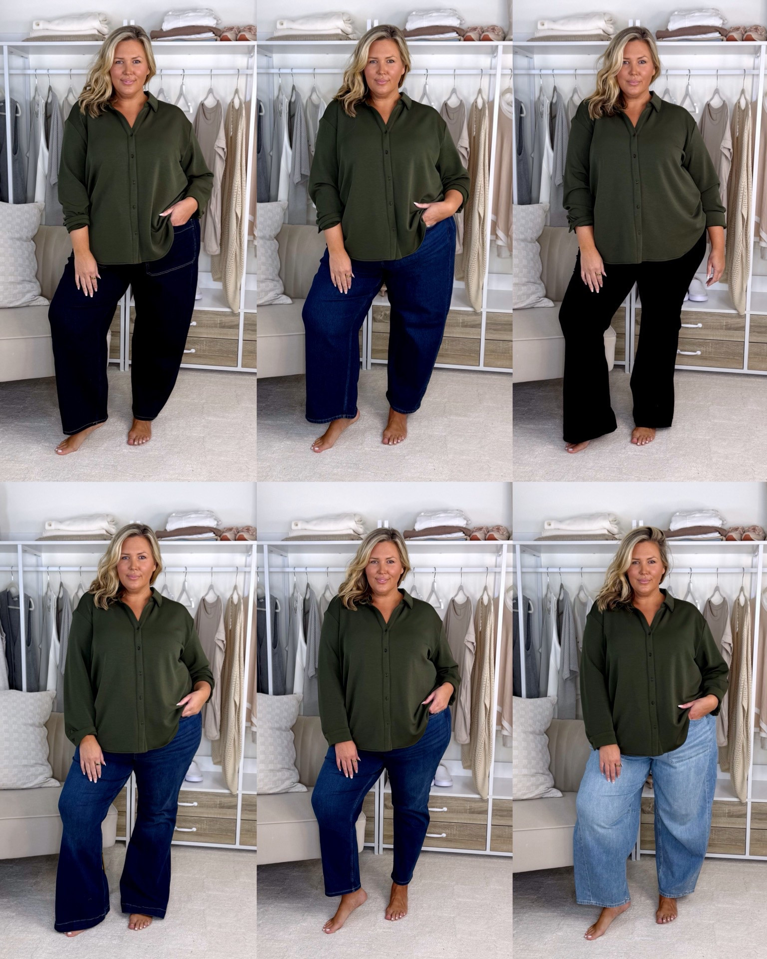 Spanx denim haul! Wearing a 2X in everything! Would size up in the black pull ons. Plus size, outfit inspo, denim, apron belly, mom life

#LTKSeasonal #LTKPlusSize #LTKMidsize