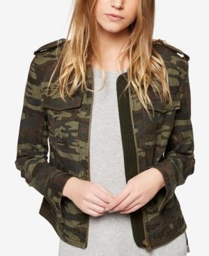 Sanctuary Camo-Print Bomber Jacket | Macys (US)