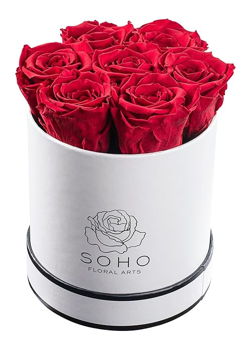 SOHO FLORAL ARTS | Roses Preserved Flowers | Genuine Roses that Last for Years | Flowers for Deli... | Amazon (US)