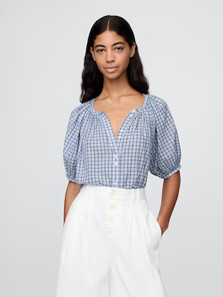 Gap × DÔEN Gingham Top | Gap (US)