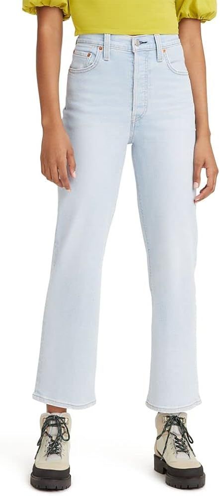 Levi's Women's Ribcage Straight Ankle Jeans | Amazon (US)