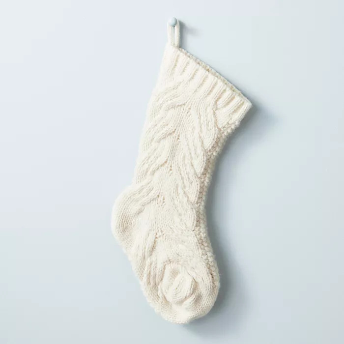 Chunky Cable Knit Stocking - Hearth & Hand™ with Magnolia | Target