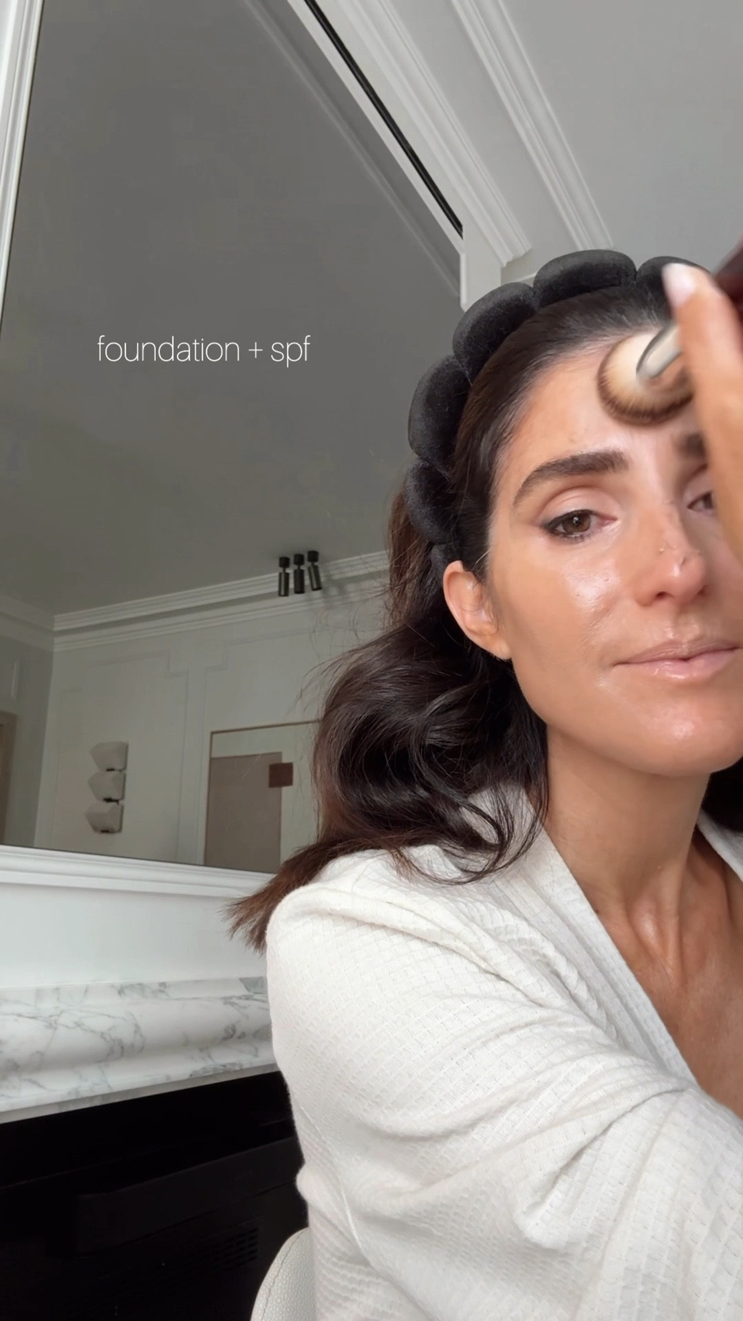 Jet lagged ✈️ this is how I fake away but I really just want to be sleeping 🤪 adding all the shades I used below #stylinbyaylin #aylin

Foundation: neutral tan 
Ysl concealer: 3.5 
Merit contour: tiger eye 
Blush: she’s seductive 
Bronzer: Laguna
Lipgloss: pillow talk medium 
Lip pencil: medium

#LTKFindsUnder100 #LTKBeauty #LTKOver40