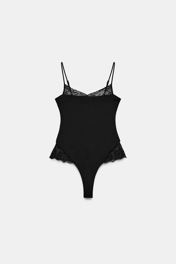 POLYAMIDE LINGERIE BODYSUIT | Zara UK