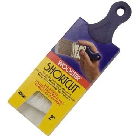 Wooster Brush Q3211-2 Shortcut Angle Sash Paintbrush, 2-Inch, 2 Inch, White | Walmart (US)