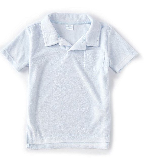 Little Boys 2T-7 Terry Polo Shirt Swim Coverup | Dillard's