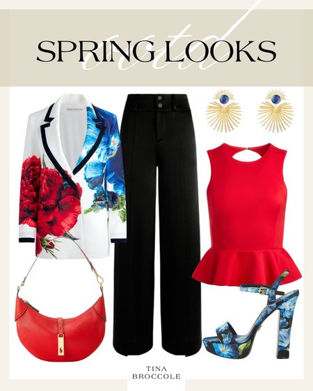 Spring - Red - White - Blue - Black

#LTKstyletip #LTKSeasonal #LTKworkwear