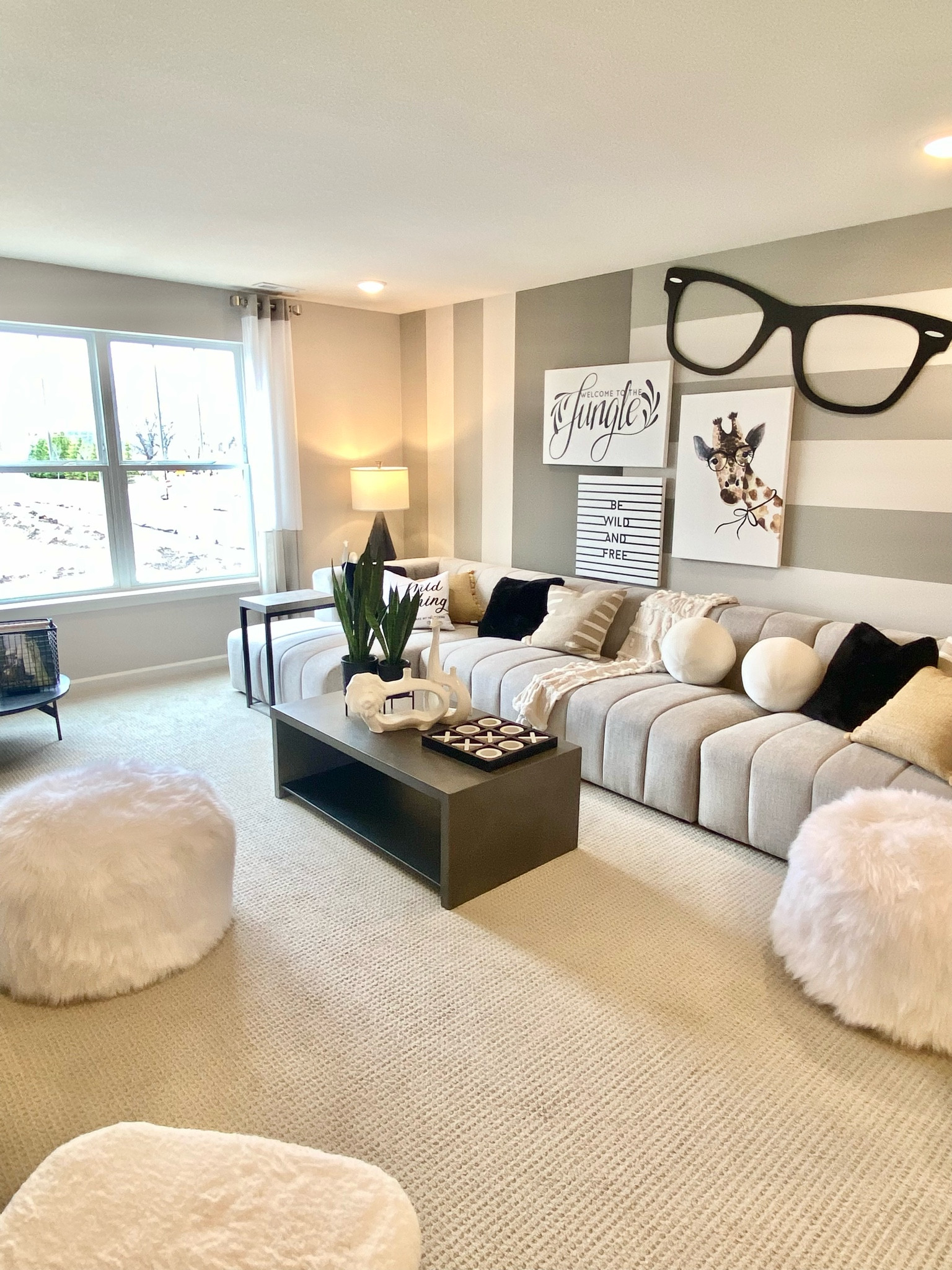 Loft room furniture. Coffee table, couch, sofa, art, poufs, playroom, modern, Scandinavian design. West Elm, pottery barn, wayfair, lamps plus and more.

#LTKhome #LTKsalealert #LTKunder100