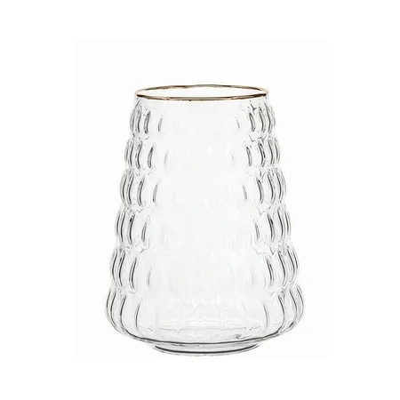 Holiday Time Glass Wine with Gold Rim Tree 19.5 OZ | Walmart (US)