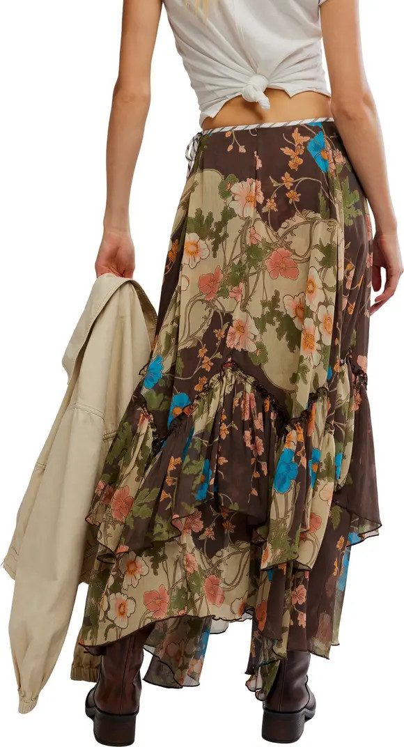 Free People Palermo Villa Chiffon Maxi Skirt | Nordstrom | Nordstrom