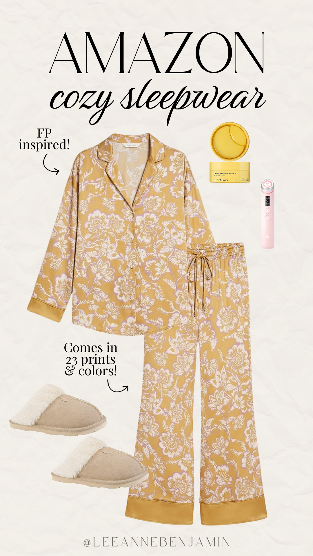 Cozy sleepwear from Amazon! FP inspired and comes in 23 different prints and colors! I sized up from a small to a large for the oversized free people look! 

 #LTKmomlife #LTKHome #LTKSaleAlert