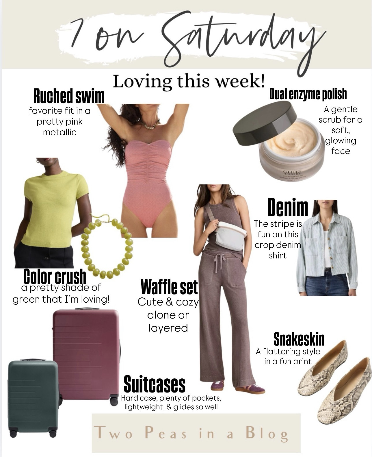 A few favorites lately. Seven on Saturday. Spring style  

#LTKOver40 #LTKSeasonal