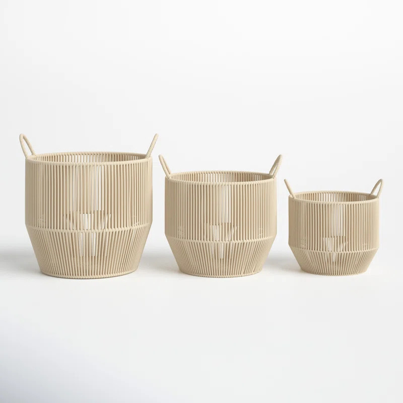Natural Fabric Basket | Wayfair North America
