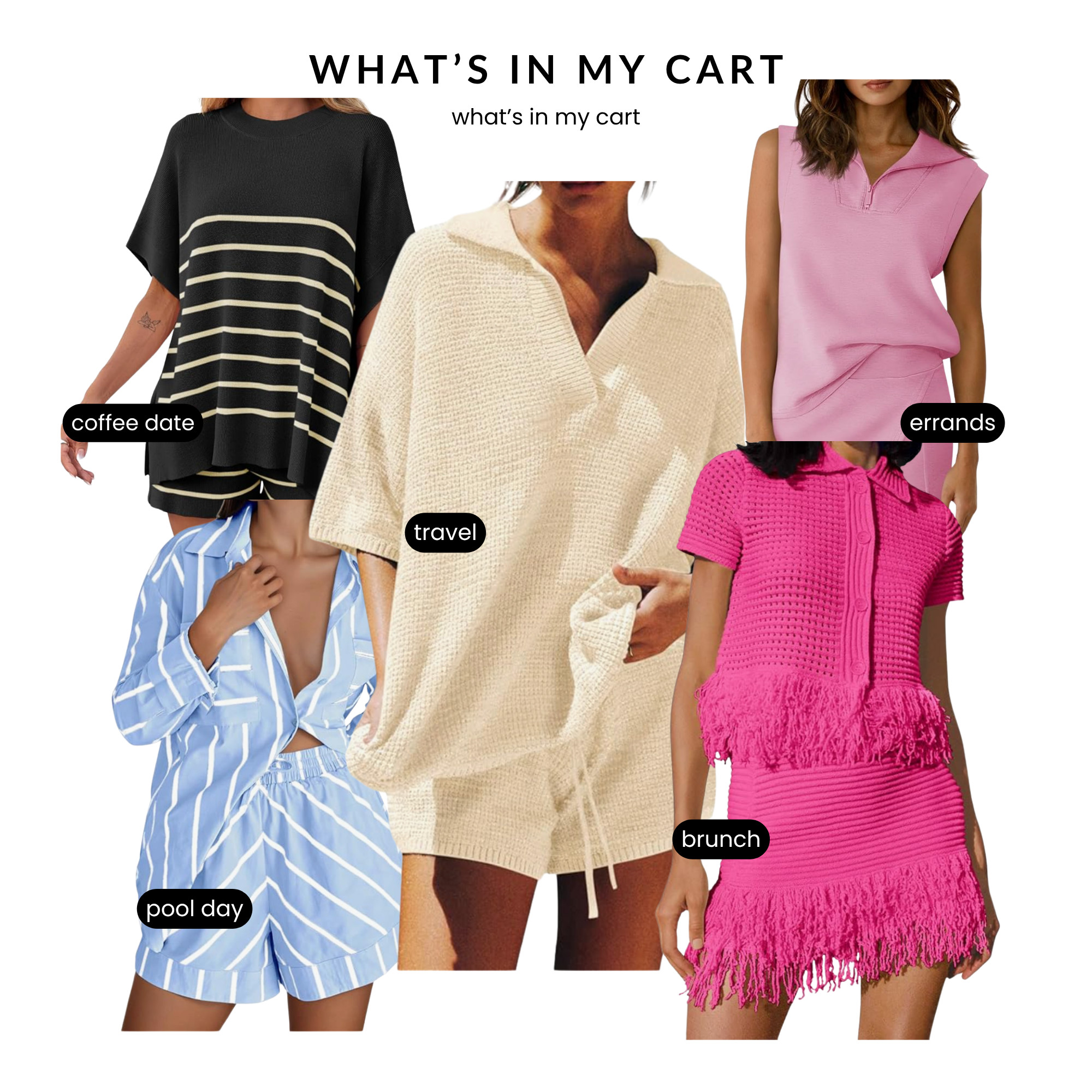 Summer matching sets  

 #LTKootd #LTKmomlife #LTKTravel