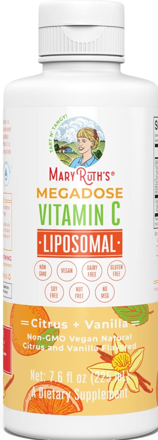 Liquid Vitamin C Liposomal by MaryRuth's, Immune Support for Men & Women, Vegan, Gluten Free, Sugar  | Amazon (US)