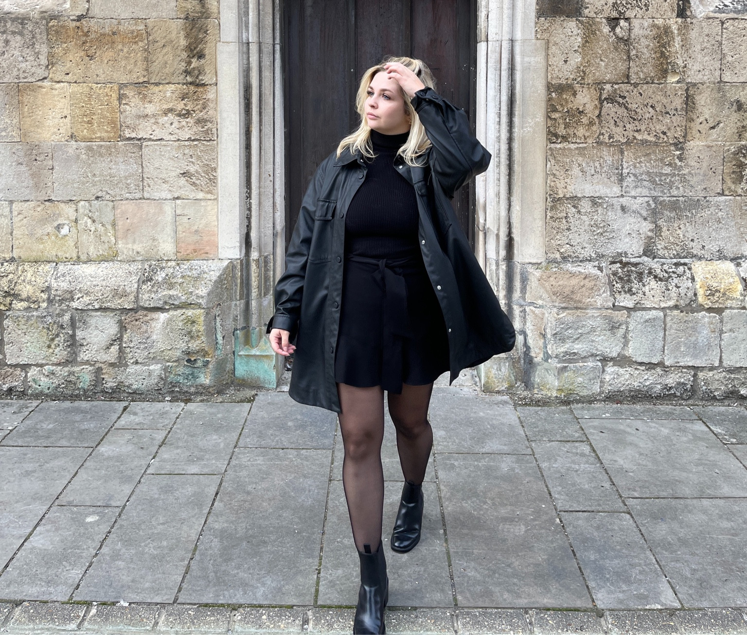 Faux leather ish bestie 😍

#LTKHalloween #LTKSeasonal #LTKunder100