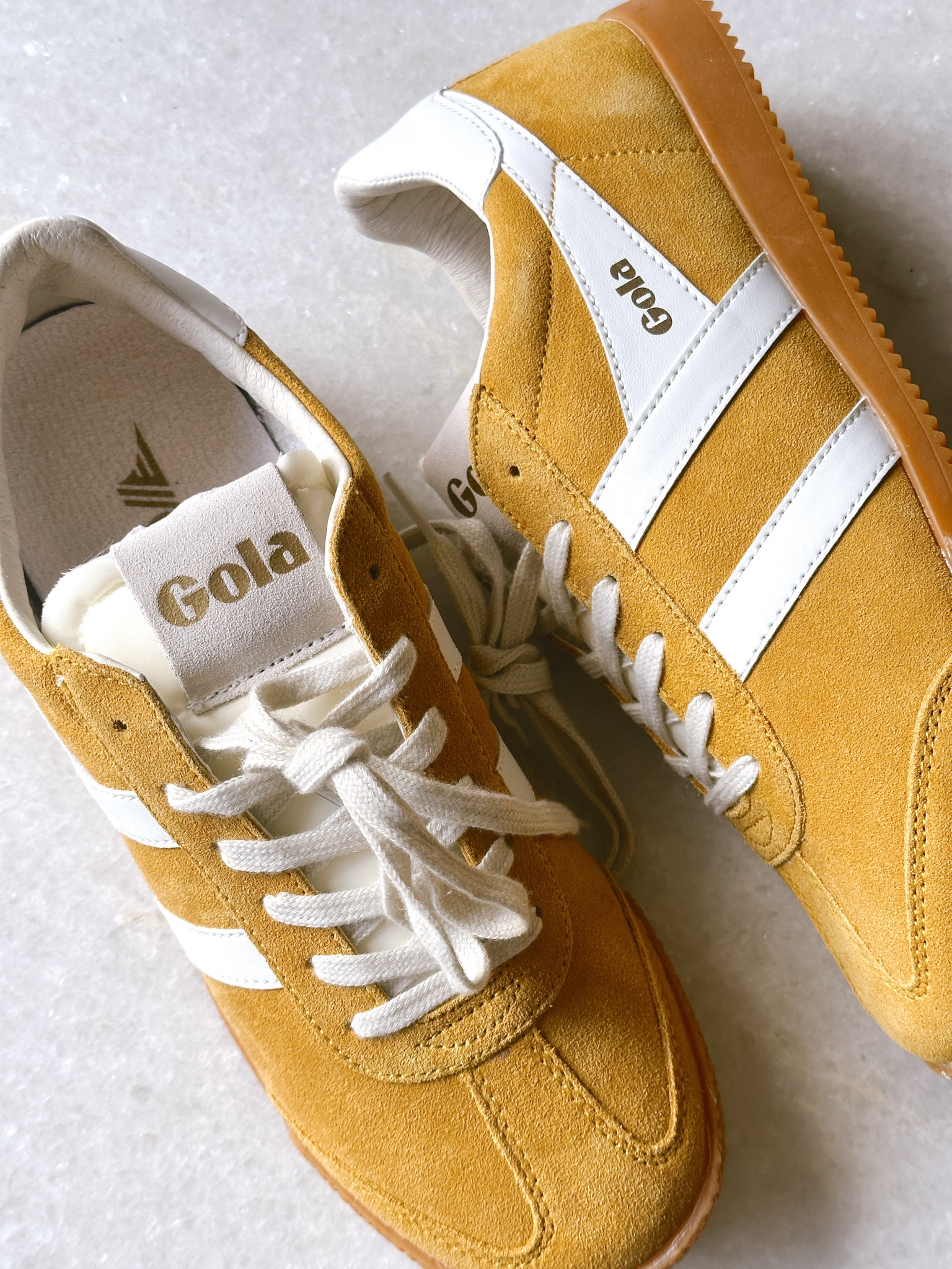 Elan Sneaker Gola, mustard yellow, comfy shoes, spring / summer, anthropologie, revolve, casual outfit 

#LTKtravel #LTKstyletip #LTKshoecrush