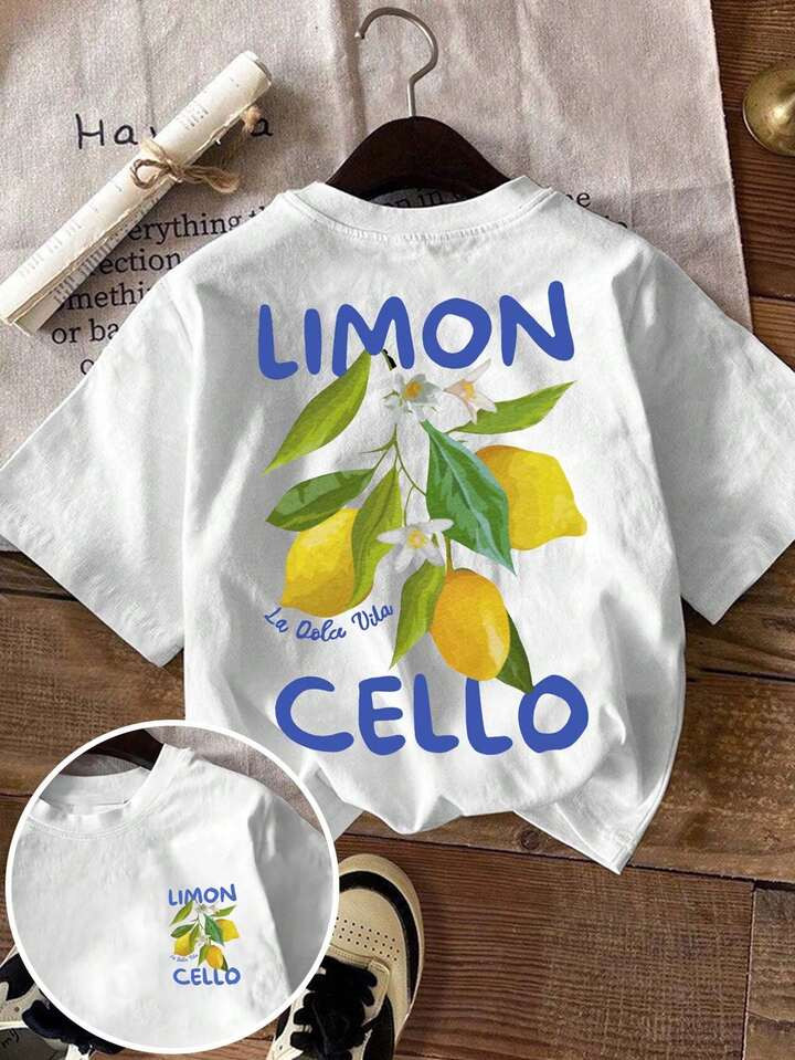 Blue Lemon Shirt  | SHEIN