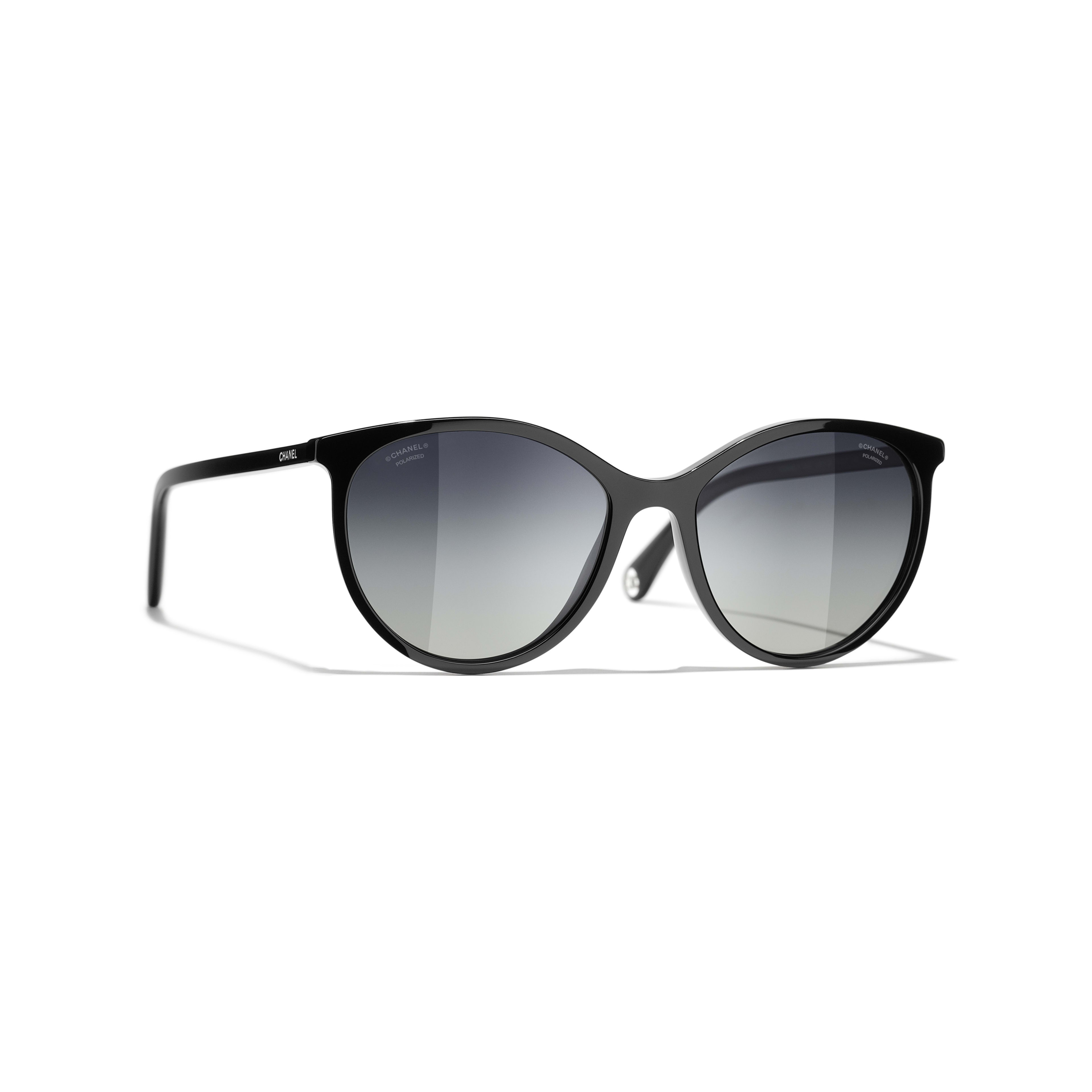 Pantos Sunglasses Black Sunglasses | CHANEL | Chanel, Inc. (US)