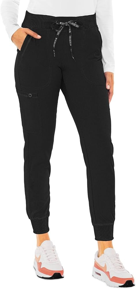 Med Couture Scrub Pants For Women Cargo Jogger Bottoms with 5 Pockets, Lightweight, Ultra Soft, 2... | Amazon (US)