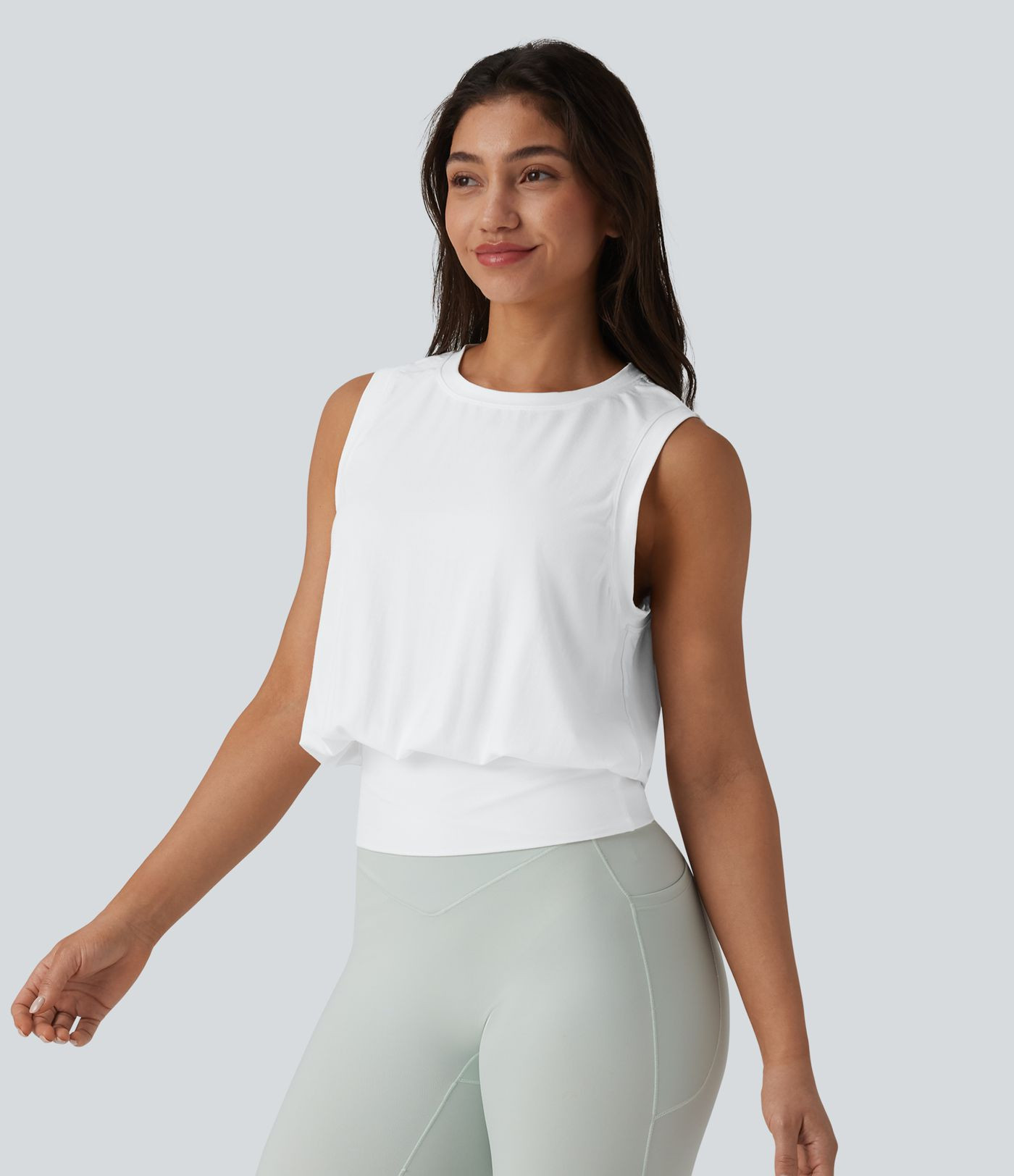 Women\u2019s Round Neck Workout Tank Top - Halara | HALARA