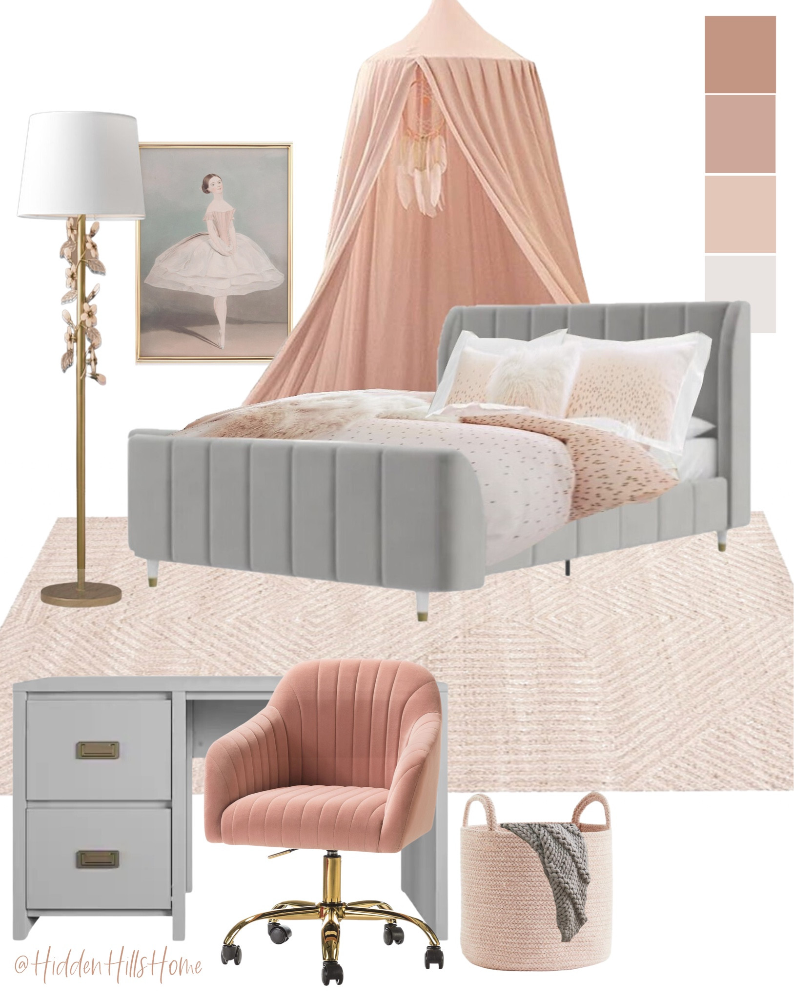 Girls bedroom decor, Tween girls bedroom decor ideas, teen girls room mood board, grey and pink bedroom #bedroom #girlsroom

#LTKhome #LTKsalealert #LTKkids