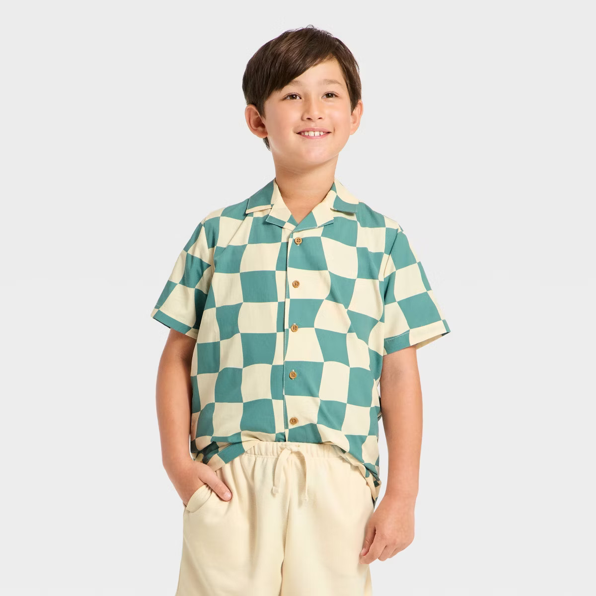 Grayson Threads Kids Boys' Short Sleeve Button-Down Shirt | Target