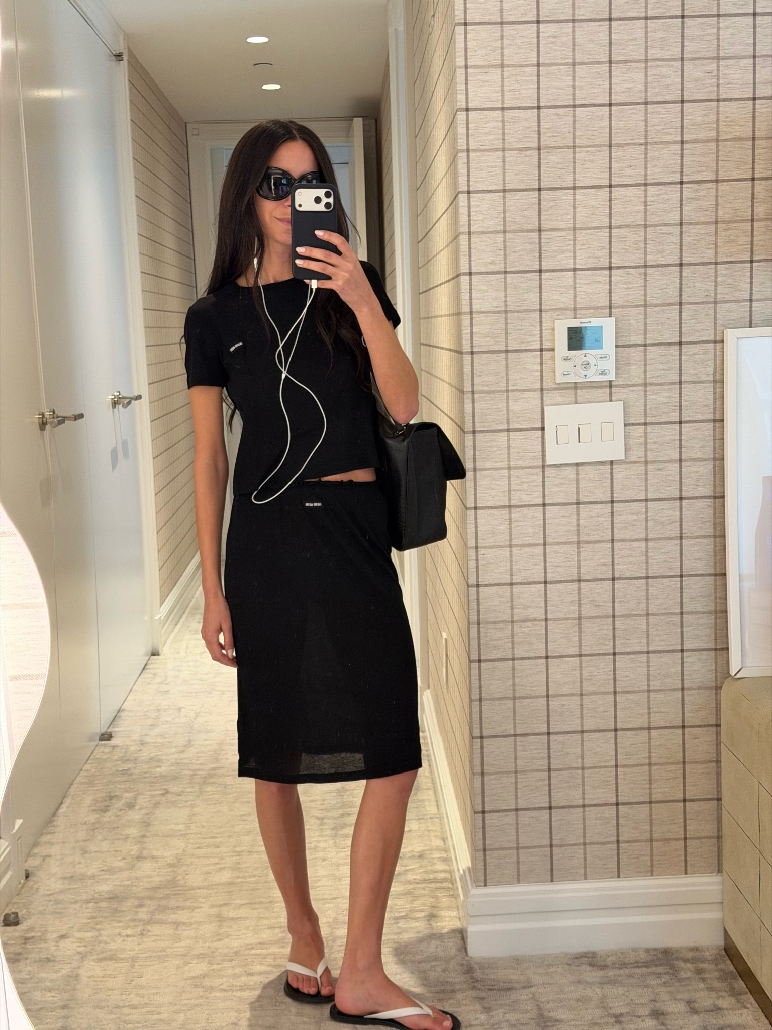 OOTD! Set is old Miu Miu 🖤