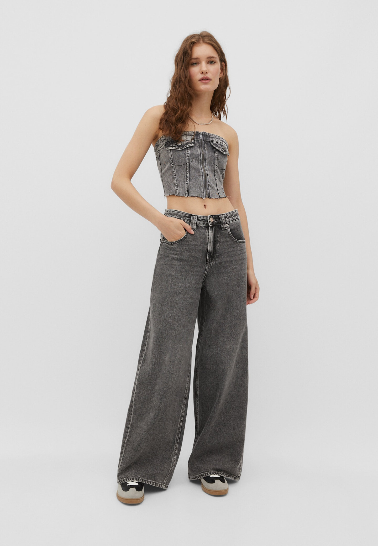 Super wide-leg jeans | Stradivarius (UK)
