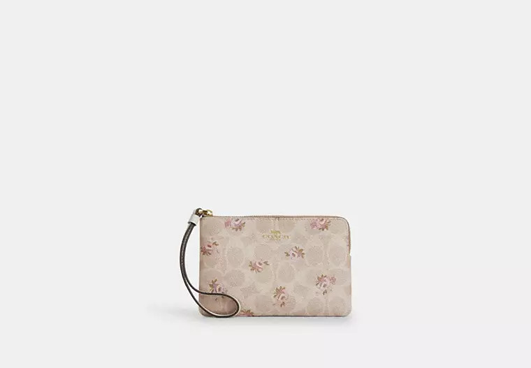 Corner Zip Wristlet | Coach Outlet US