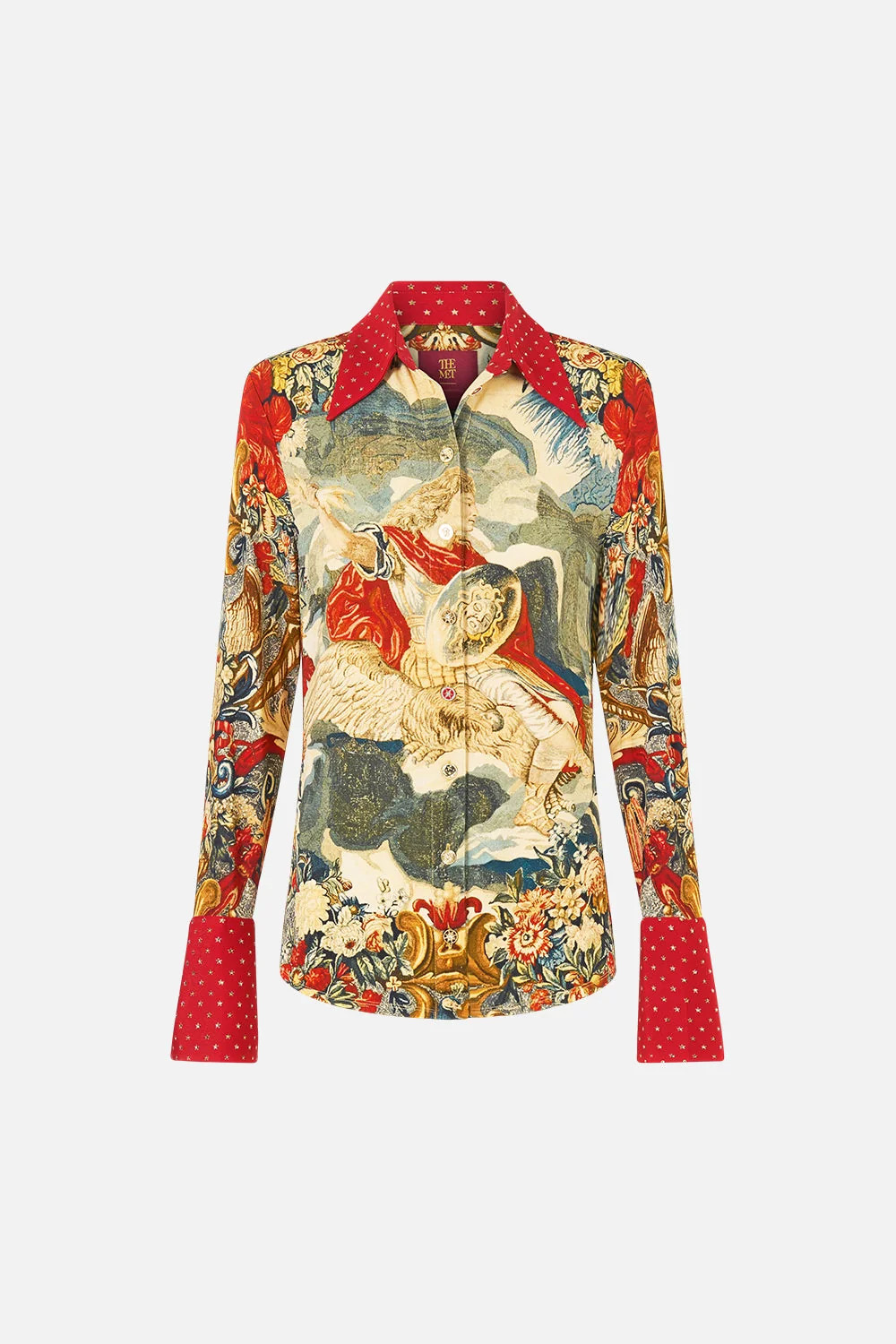 The Meet Me At The Met Fitted Jersey Shirt | CAMILLA US | Camilla US