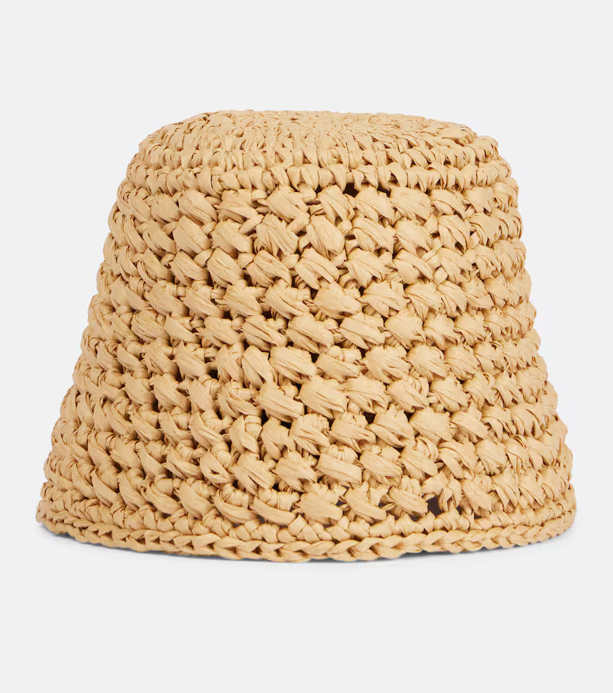 Loro Piana Jasmine raffia bucket hat | Mytheresa (DACH)