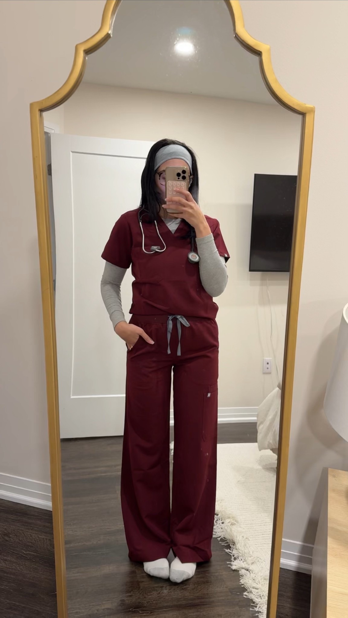 Burgundy Scrubs

#LTKworkwear