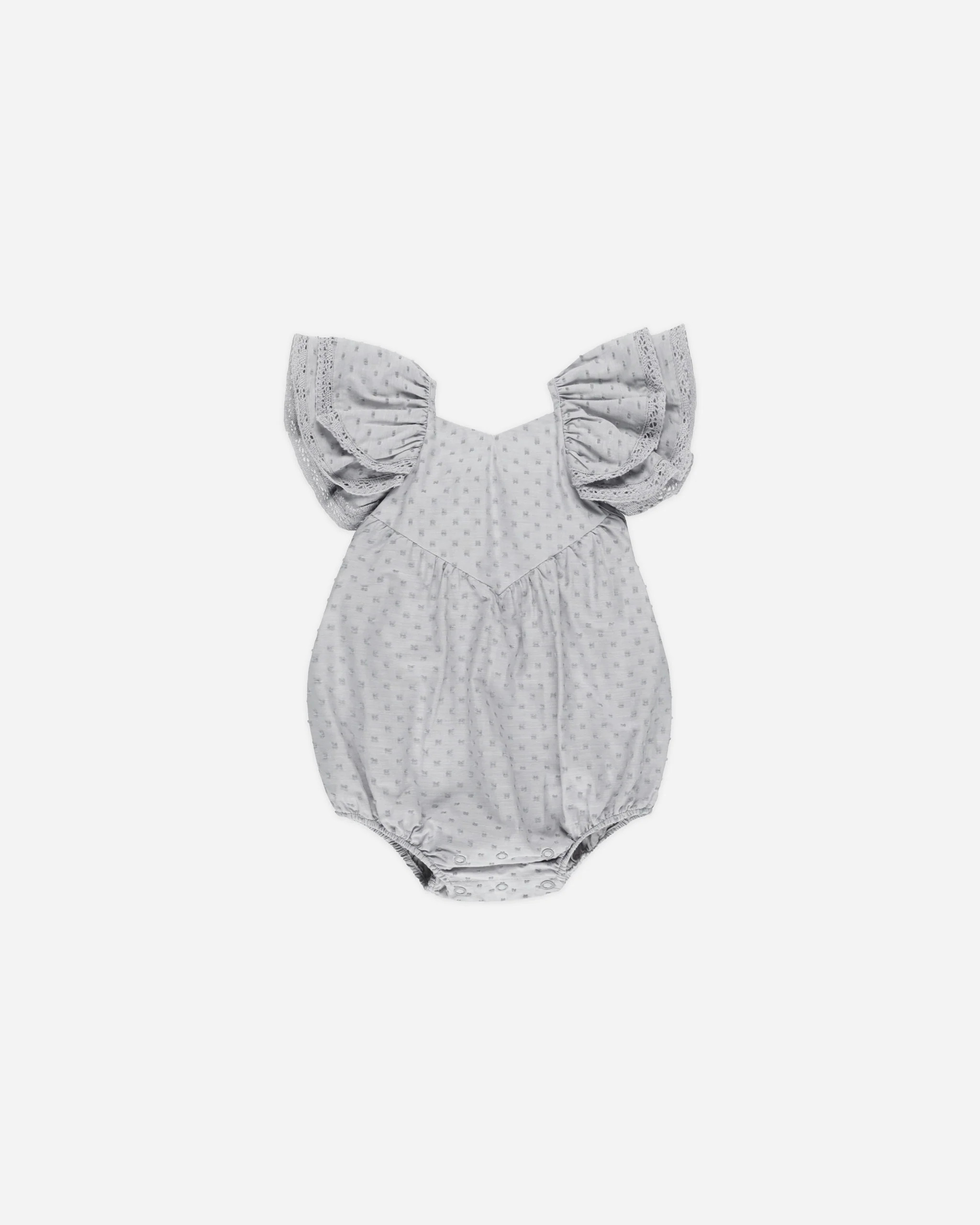 Roxy Romper || Dusty Blue | Rylee + Cru