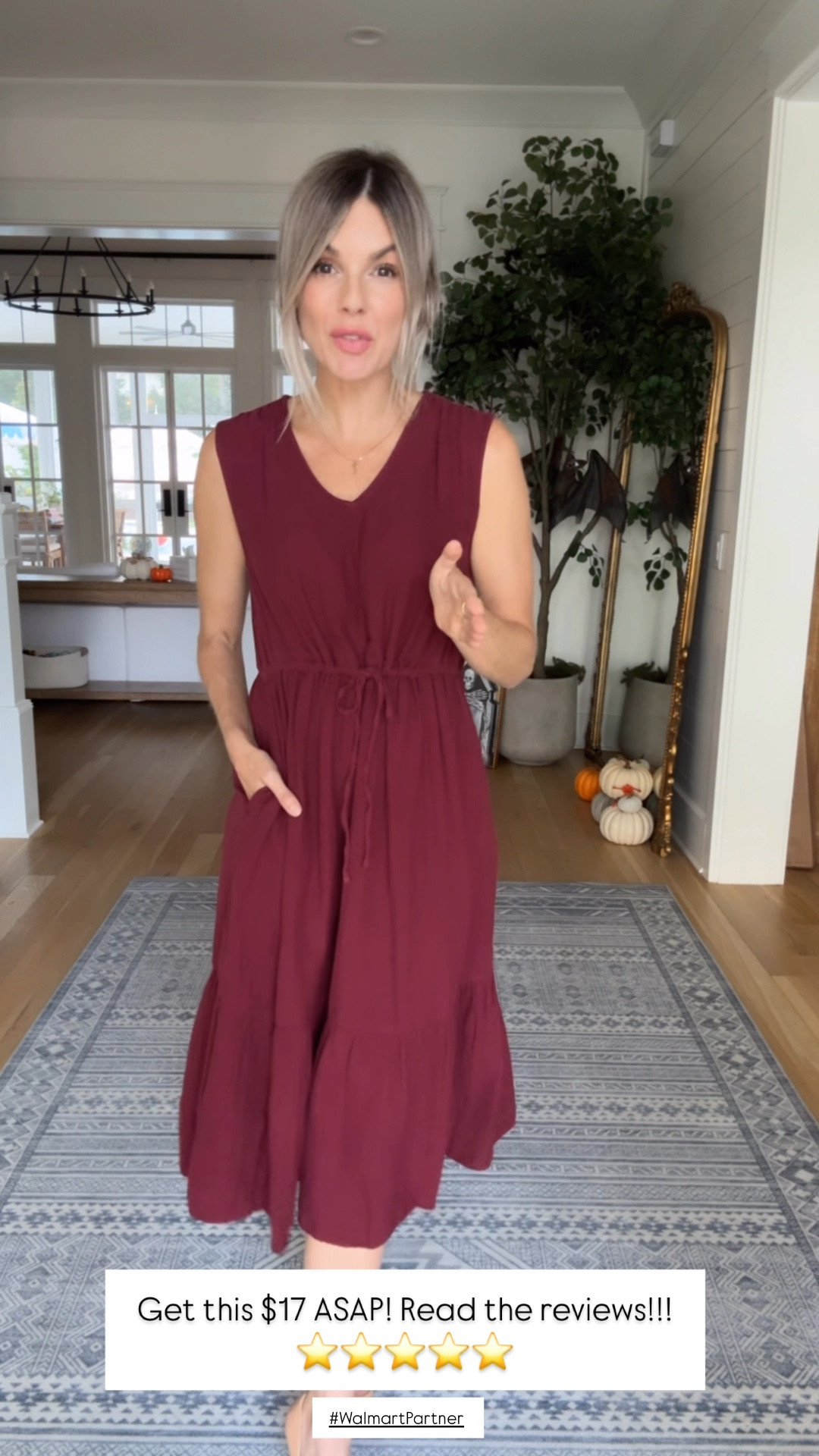 Read the reviews for the $17 dress and get it ASAP! However, make sure you size down one because it runs large. It comes in multiple colors and it’s so so so beautiful and size inclusive coming in size is extra small to 3XL.

@walmartfashion #WalmartPartner #WalmartFashion 

#LTKSeasonal #LTKFindsUnder50 #LTKFallSale
