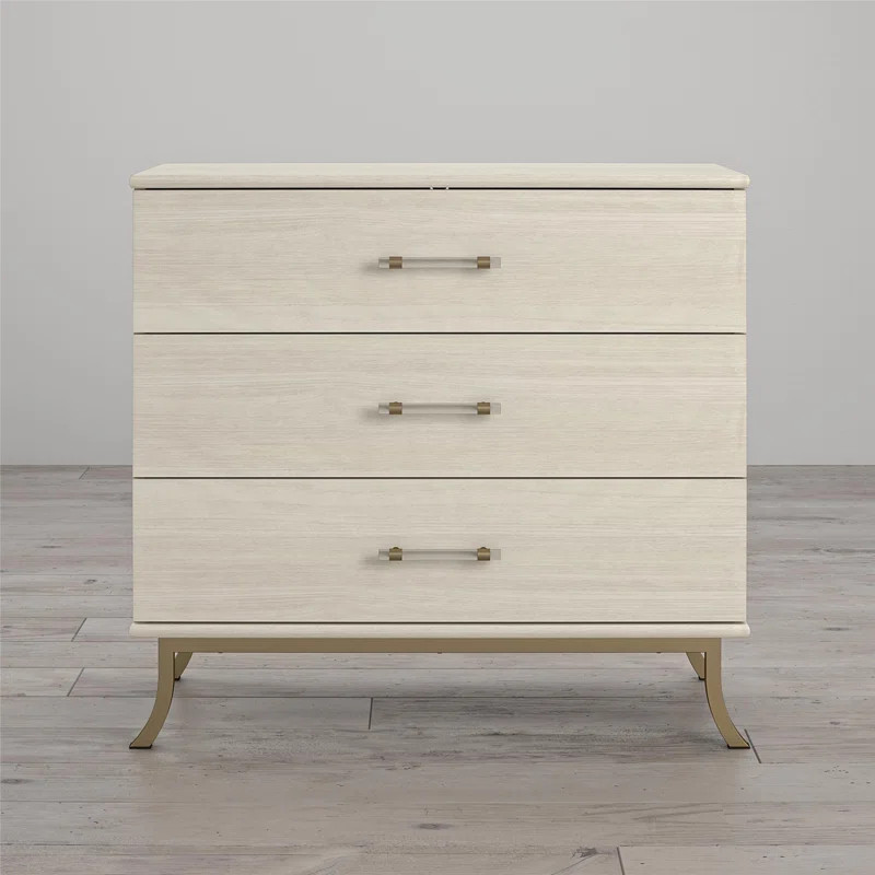 Monarch Hill Clementine 3 Drawer Dresser | Wayfair North America