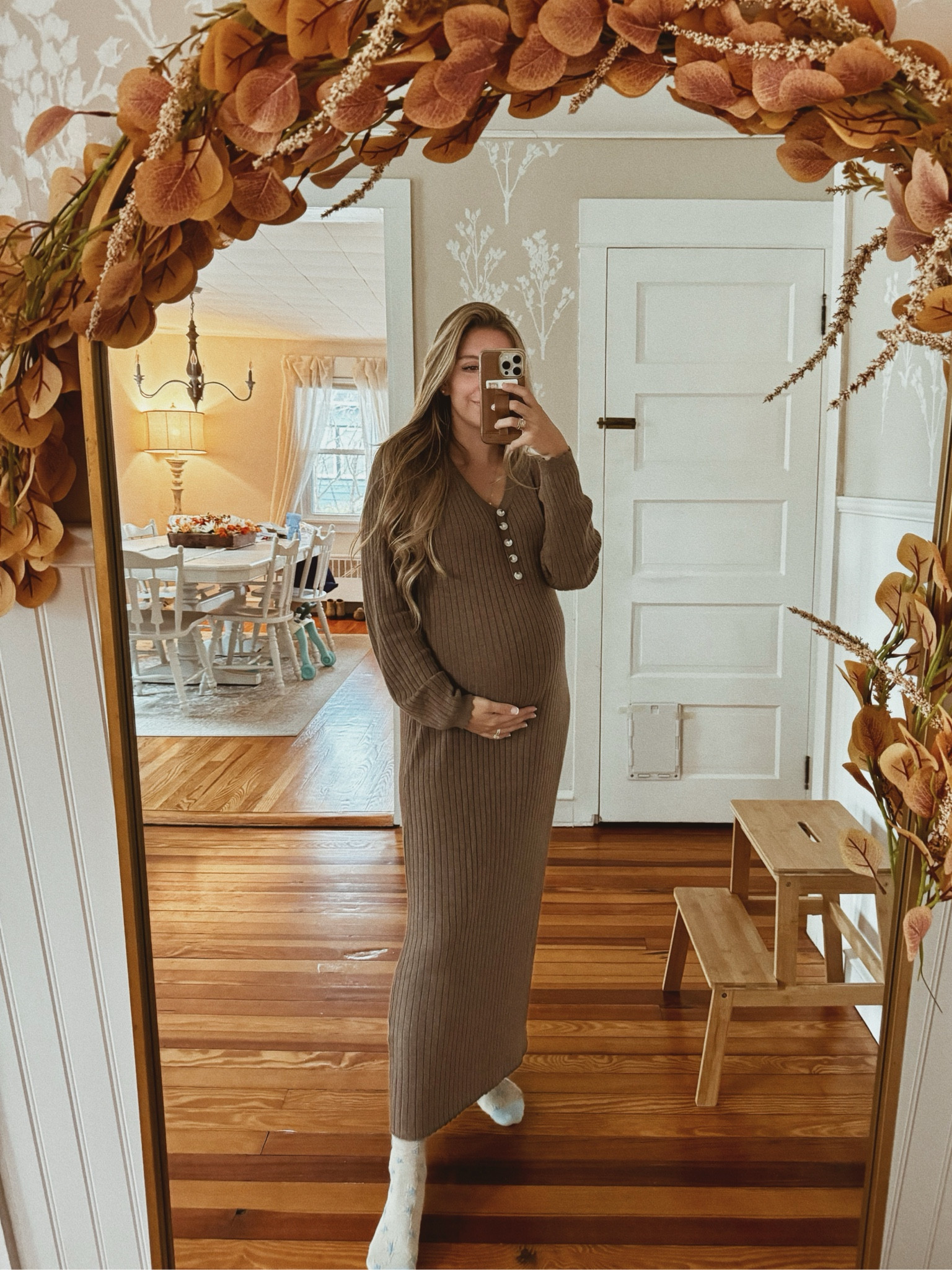 current favorite maternity dress🤎

#LTKBump #LTKFindsUnder100 #LTKStyleTip