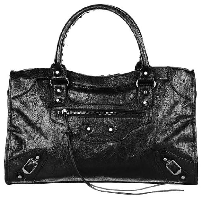 AMA Women Leather Studed Tassel Motorcycle Bags Biker Bag Shoulder Bag 38cm Medium Size 7 Colors | Amazon (US)