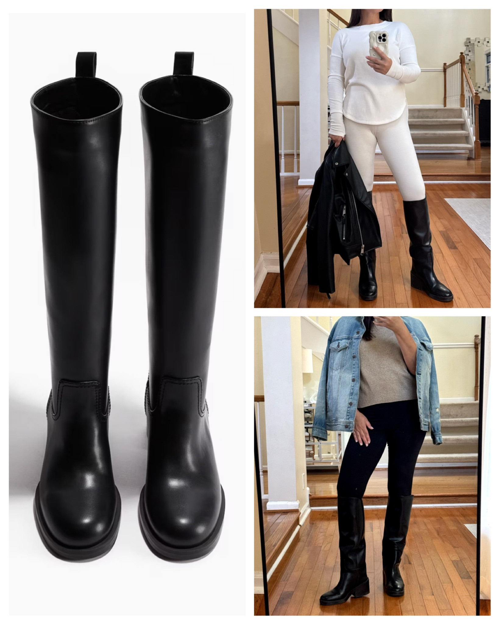 YOU NEED THE BOOTS GUYS!!! 🤍
So comfy & roomy around the calf – these H&M boots are just perfect. Super stylish, versatile, and they go with so many outfits ✨

Available in black and dark brown (sizes are going fast, hurry before they sell out!).
A true fall/winter staple you don’t want to miss!
#ltkboots
#hmfinds , bootsseason #winterstyle 

#LTKFindsUnder100 #LTKShoeCrush #LTKSeasonal